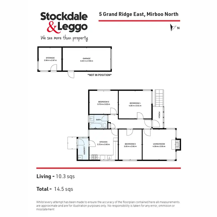 Floorplan of Homely house listing, 5 Grand Ridge East, Mirboo North VIC 3871