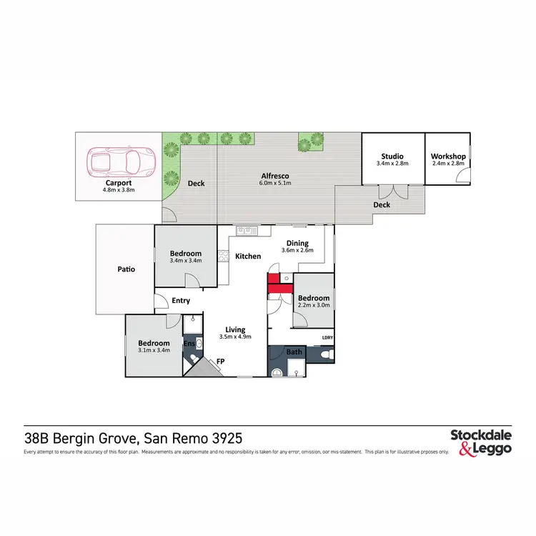 Floorplan of Homely house listing, 38b Bergin Grove, San Remo VIC 3925