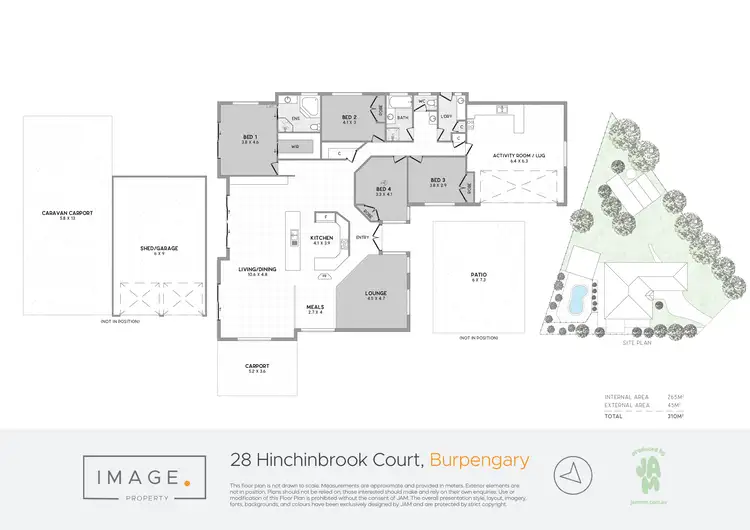 Floorplan of Homely house listing, 28 Hinchinbrook Court, Burpengary QLD 4505