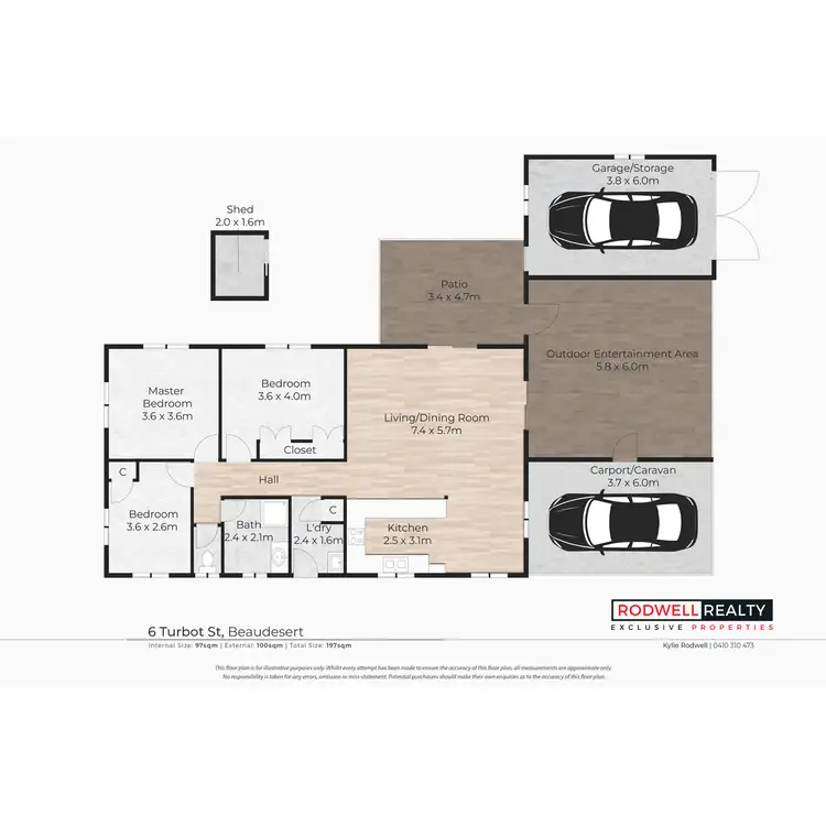 Floorplan of Homely house listing, 6 Turbot Street, Beaudesert QLD 4285
