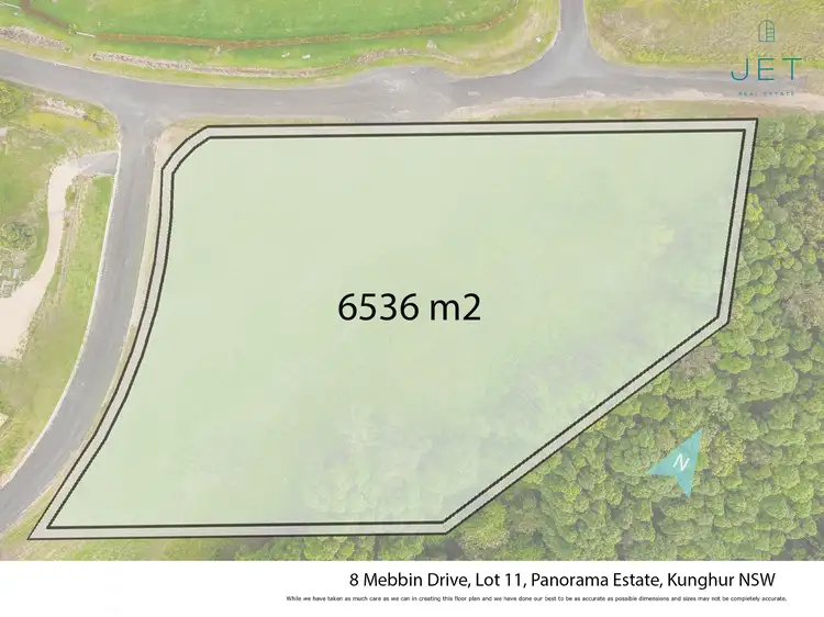 Floorplan of Homely land listing, 8 Mebbin Drive, Kunghur NSW 2484