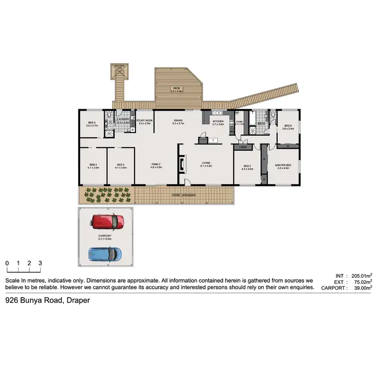 Floorplan of Homely house listing, 926 Bunya Road, Draper QLD 4520