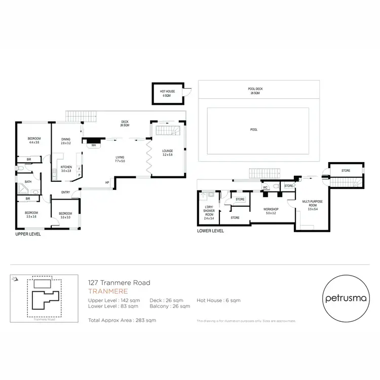 Floorplan of Homely house listing, 127 Tranmere Road, Howrah TAS 7018
