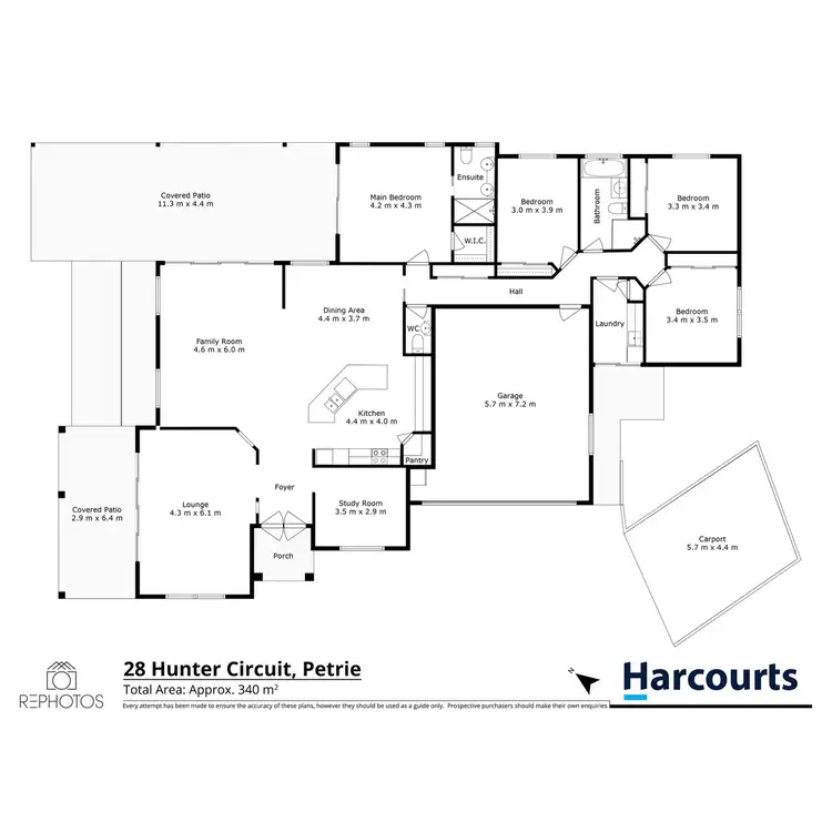 Floorplan of Homely house listing, 28 Hunter Circuit, Petrie QLD 4502