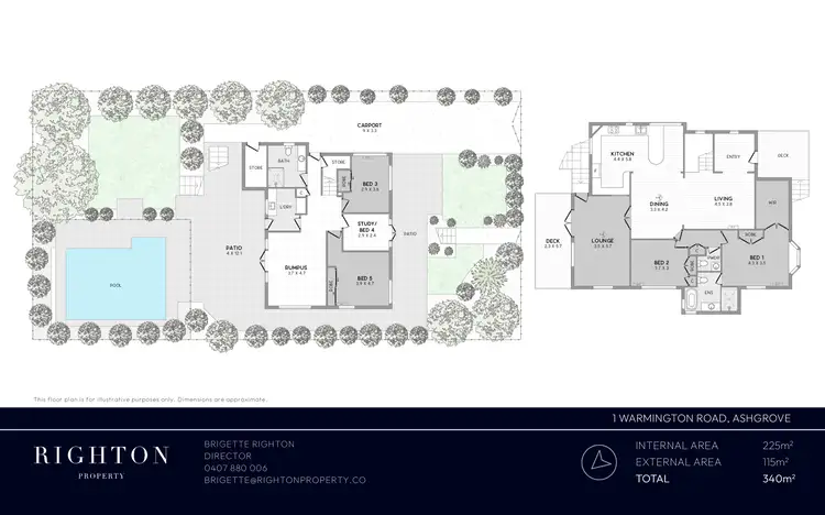 Floorplan of Homely house listing, 1 Warmington Road, Ashgrove QLD 4060