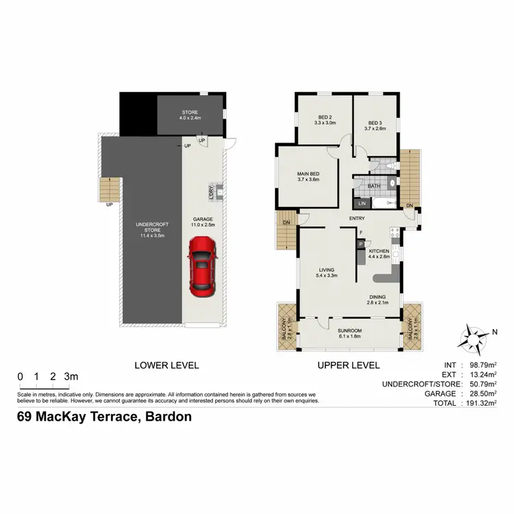 Floorplan of Homely house listing, 69 Mackay Terrace, Bardon QLD 4065