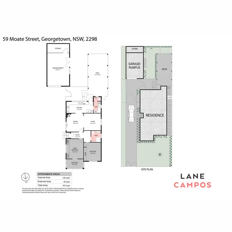 Floorplan of Homely house listing, 59 Moate Street, Georgetown NSW 2298