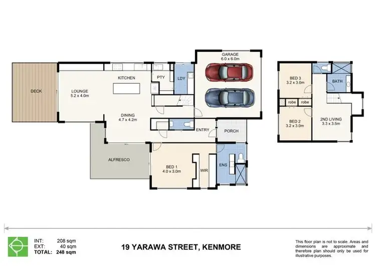 Floorplan of Homely house listing, 19 Yarawa Street, Kenmore QLD 4069