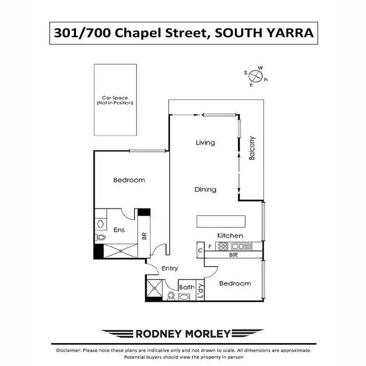 Floorplan of Homely apartment listing, 301/700 Chapel Street, South Yarra VIC 3141
