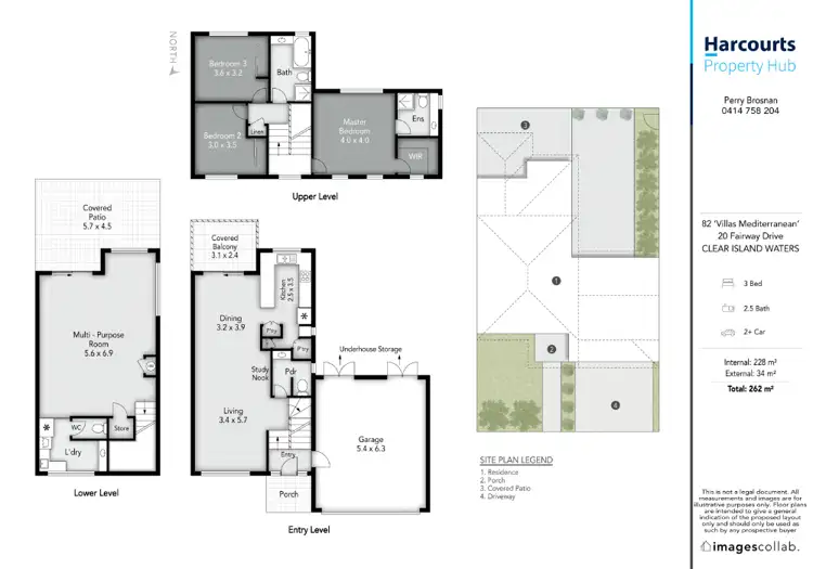 Floorplan of Homely villa listing, 82/20 Fairway Drive, Clear Island Waters QLD 4226
