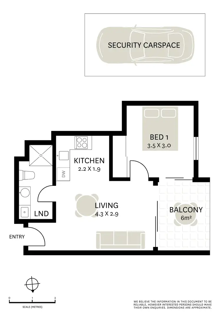 Floorplan of Homely apartment listing, 205/47-49 Chippen Street, Chippendale NSW 2008