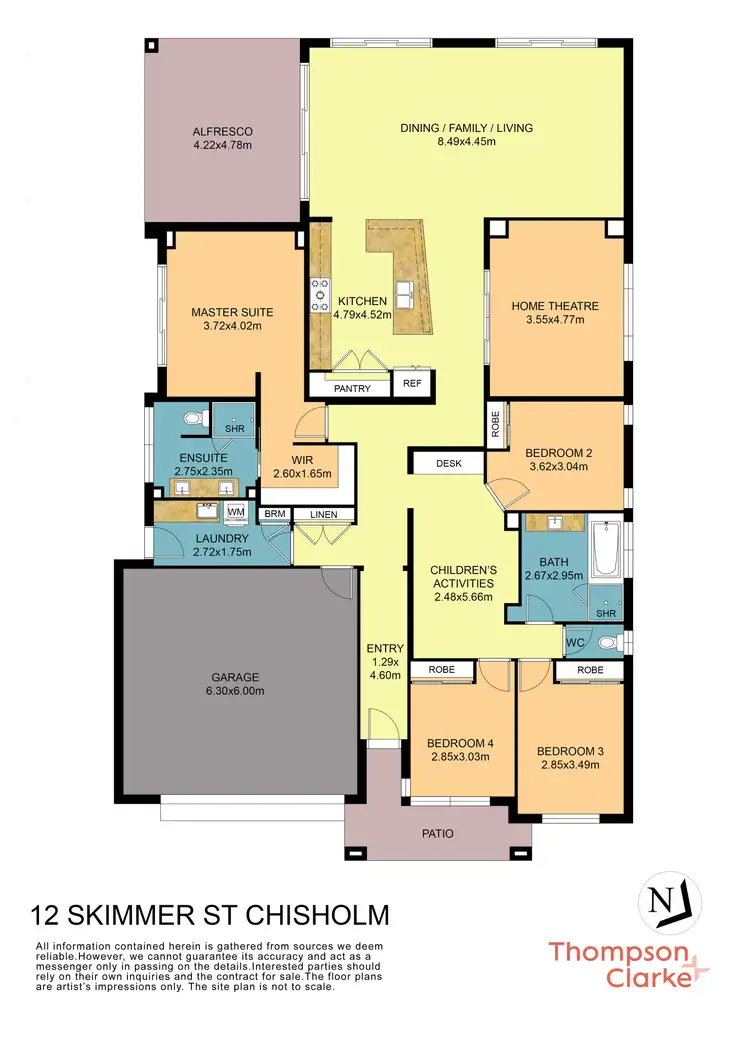 Floorplan of Homely house listing, 12 Skimmer Street, Chisholm NSW 2322