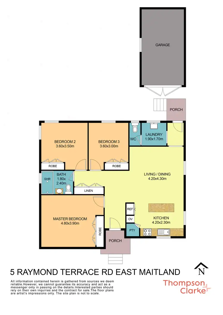 Floorplan of Homely house listing, 5 Raymond Terrace Road, East Maitland NSW 2323