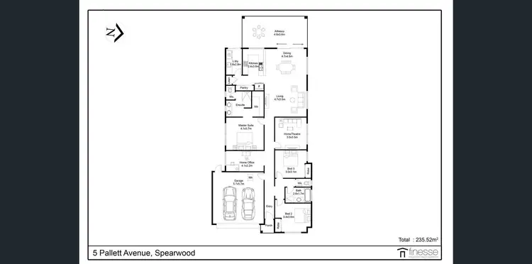 Floorplan of Homely house listing, 5 Pallett Avenue, Spearwood WA 6163
