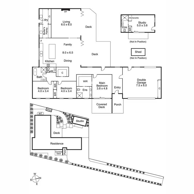 Floorplan of Homely house listing, 38A Birdrock Avenue, Mount Martha VIC 3934
