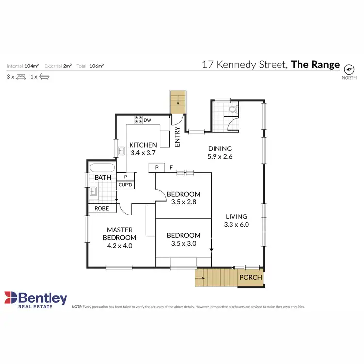 Floorplan of Homely house listing, 17 Kennedy Street, The Range QLD 4700