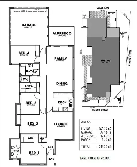 Floorplan of Homely house listing, 68 Penson Street, Singleton WA 6175