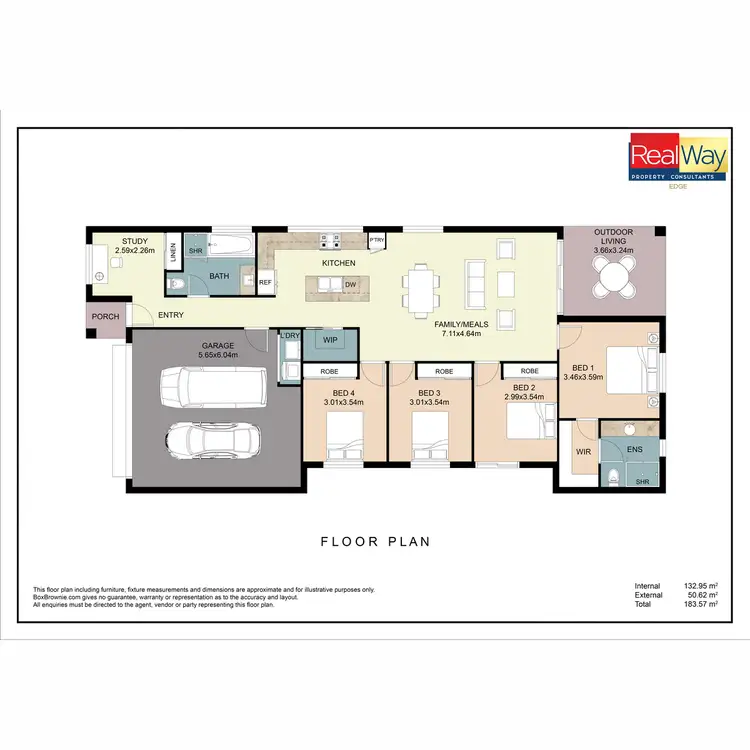 Floorplan of Homely house listing, 7 Capilano Way, Spring Mountain QLD 4300
