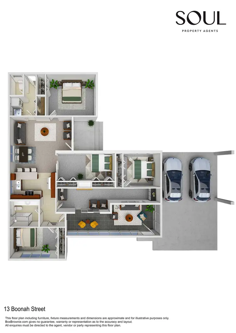 Floorplan of Homely house listing, 13 Boonah Street, Griffith NSW 2680