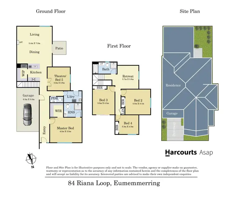 Floorplan of Homely townhouse listing, 84 Riana Loop, Eumemmerring VIC 3177