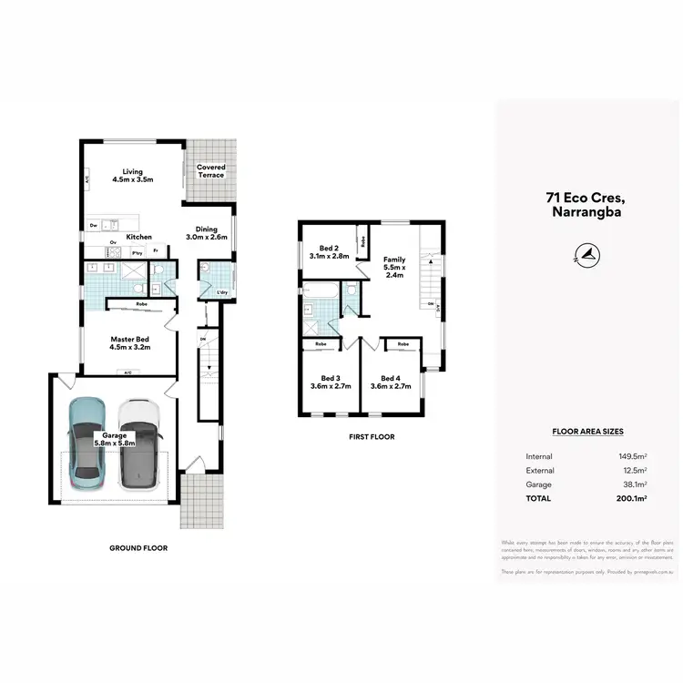 Floorplan of Homely house listing, 71 Eco Crescent, Narangba QLD 4504