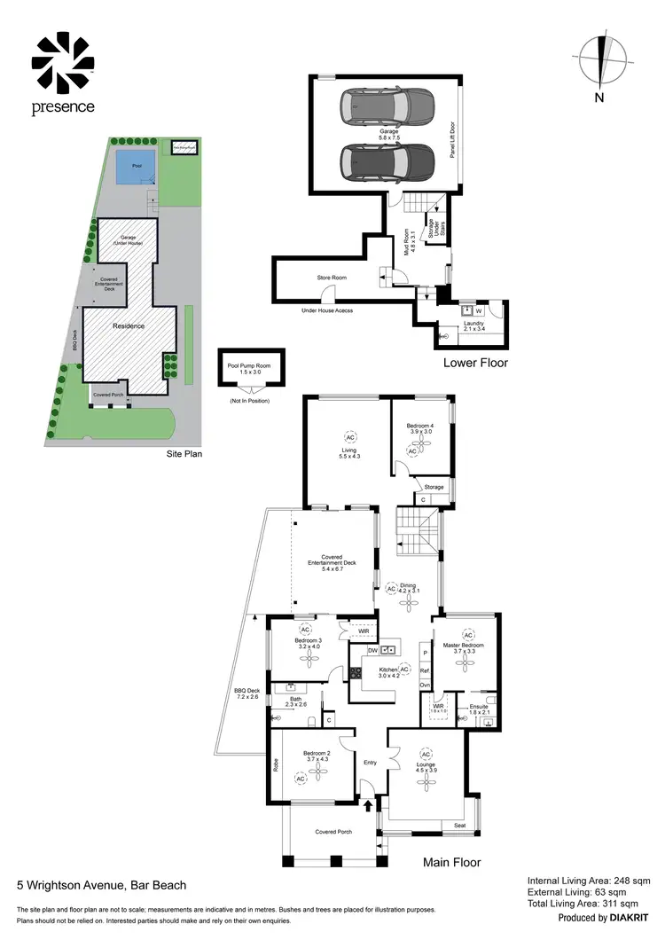 Floorplan of Homely house listing, 5 Wrightson Avenue, Bar Beach NSW 2300