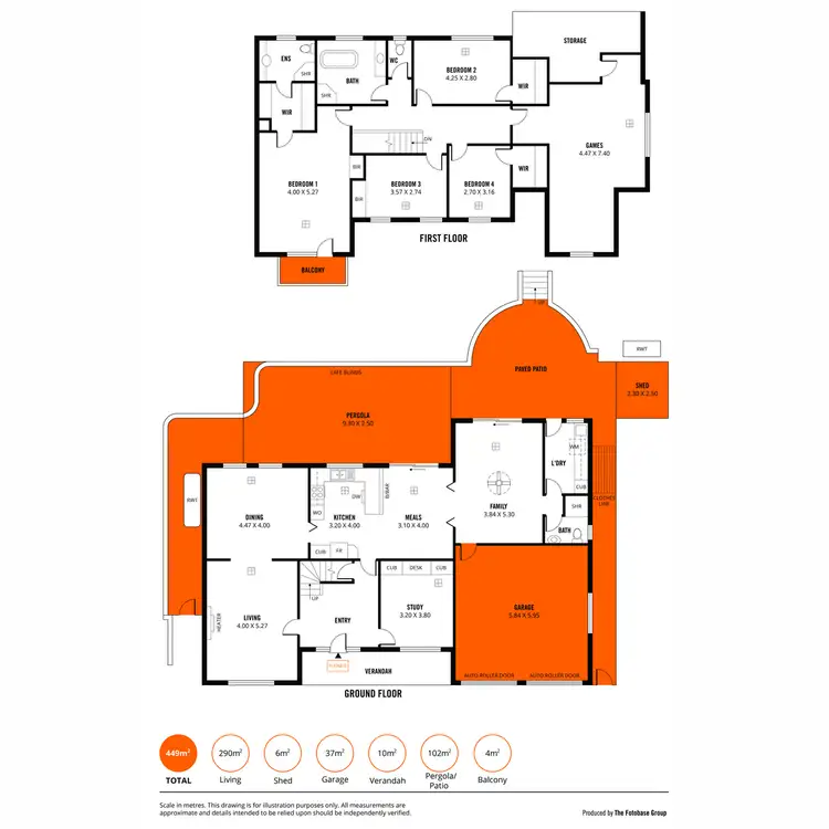 Floorplan of Homely house listing, 8 Cormorant Avenue, Flagstaff Hill SA 5159