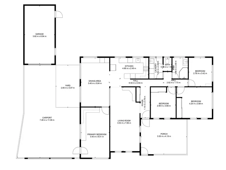 Floorplan of Homely house listing, 1 Lathouras Court, Bundaberg South QLD 4670