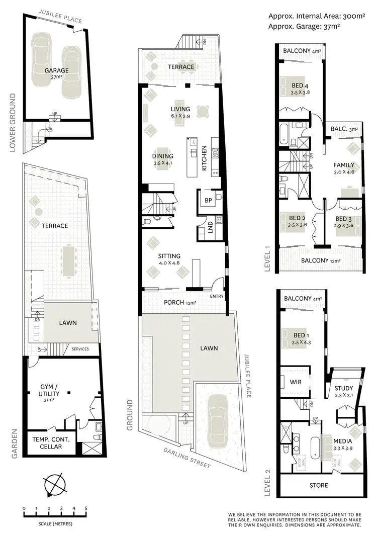 Floorplan of Homely house listing, 142A Darling Street, Balmain East NSW 2041