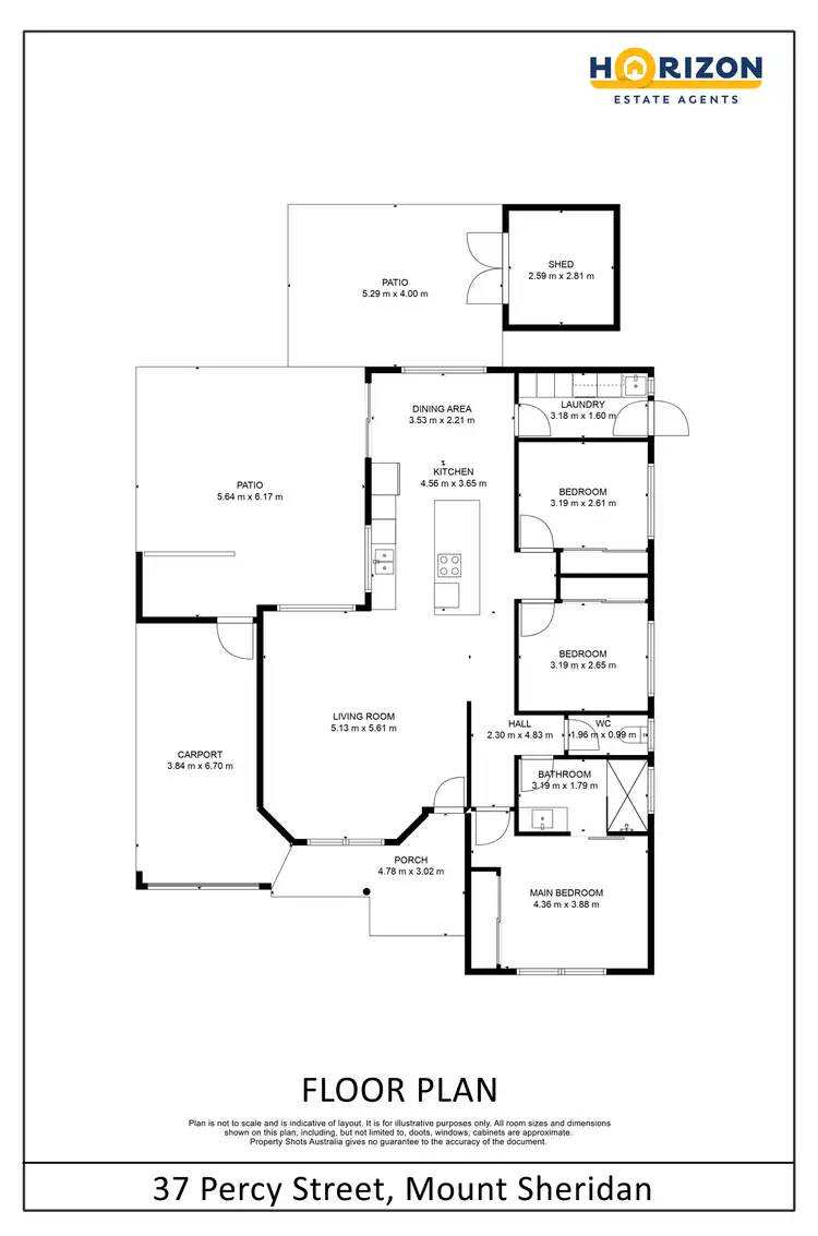 Floorplan of Homely house listing, 37 Percy Street, Mount Sheridan QLD 4868