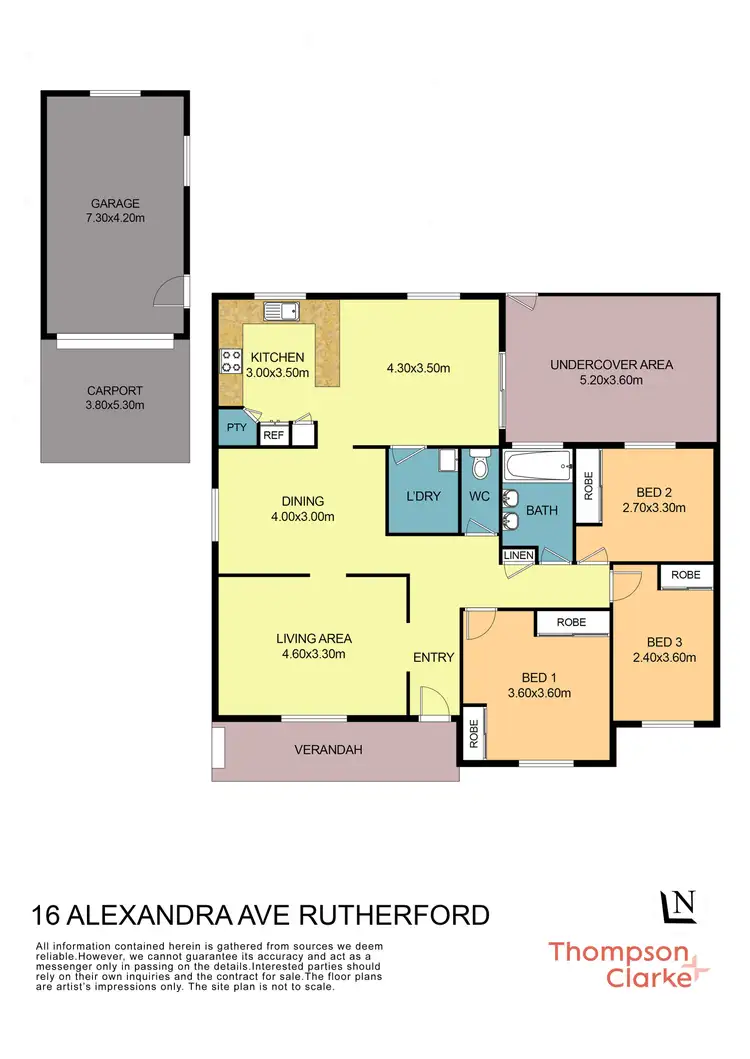 Floorplan of Homely house listing, 16 Alexandra Avenue, Rutherford NSW 2320