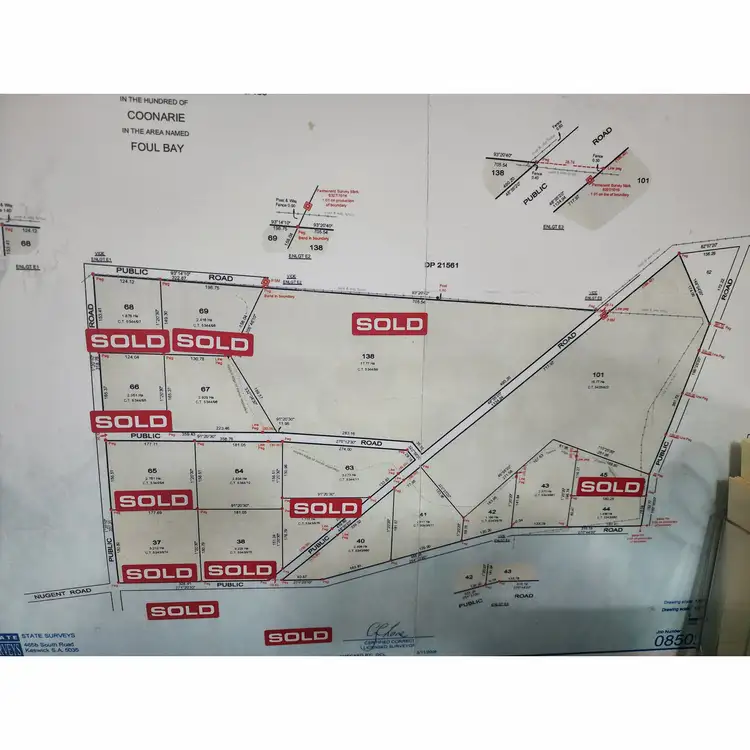Floorplan of Homely land listing, Section 38 Nugent Road, Foul Bay SA 5577