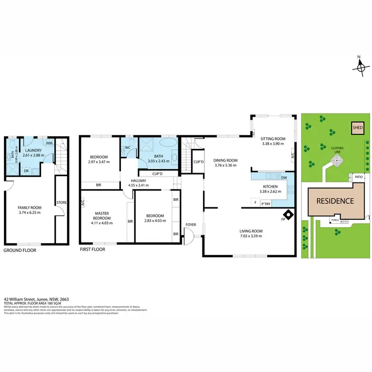 Floorplan of Homely house listing, 42 William Street, Junee NSW 2663