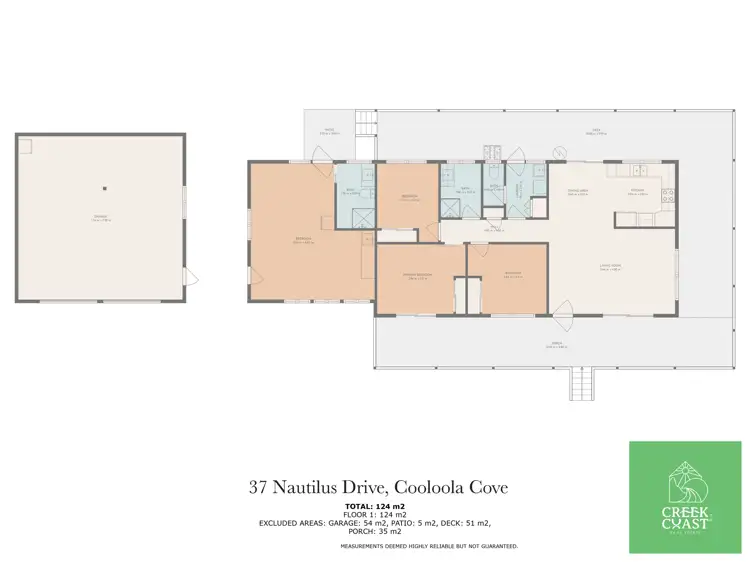 Floorplan of Homely house listing, 37 Nautilus Drive, Cooloola Cove QLD 4580