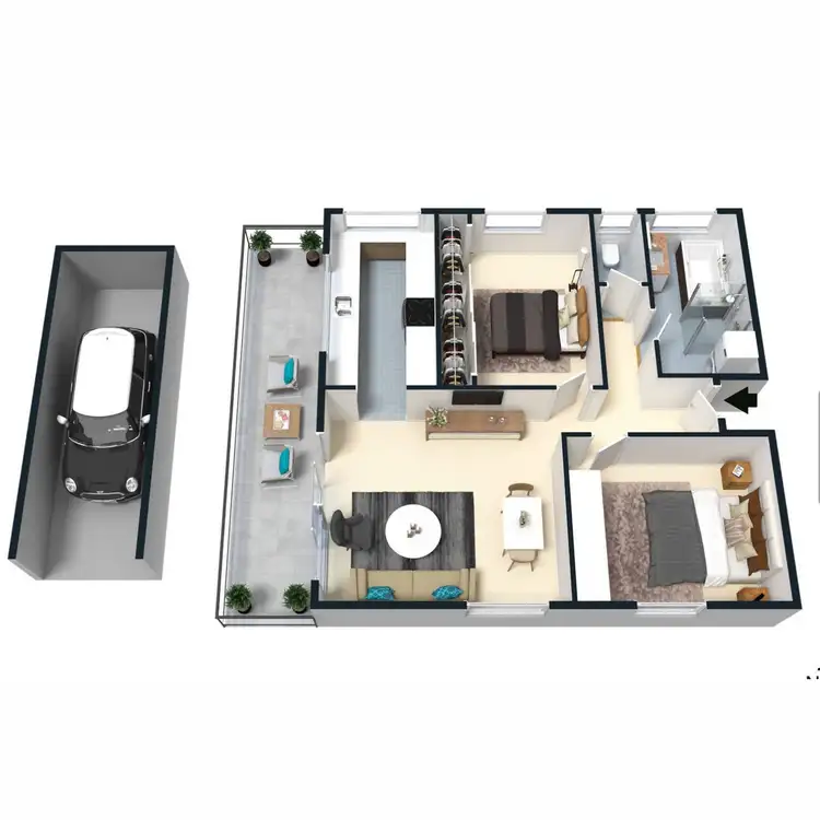 Floorplan of Homely apartment listing, 3/130 Queenscliff Road, Queenscliff NSW 2096