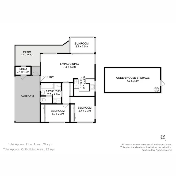 Floorplan of Homely unit listing, 360 Argyle Drive, Kingston TAS 7050