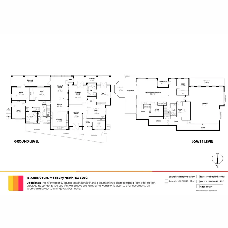Floorplan of Homely house listing, 15 Atlas Court, Modbury North SA 5092