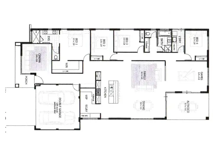Floorplan of Homely house listing, 3 Goldwyer Drive, Mandogalup WA 6167