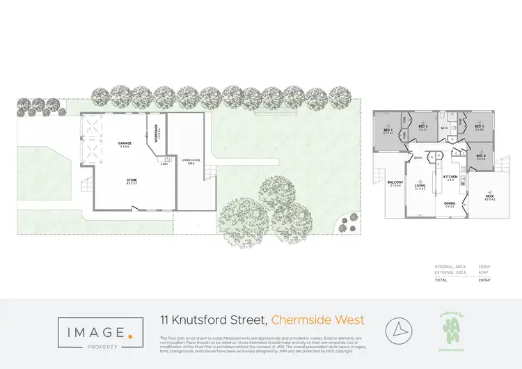 Floorplan of Homely house listing, 11 Knutsford Street, Chermside West QLD 4032