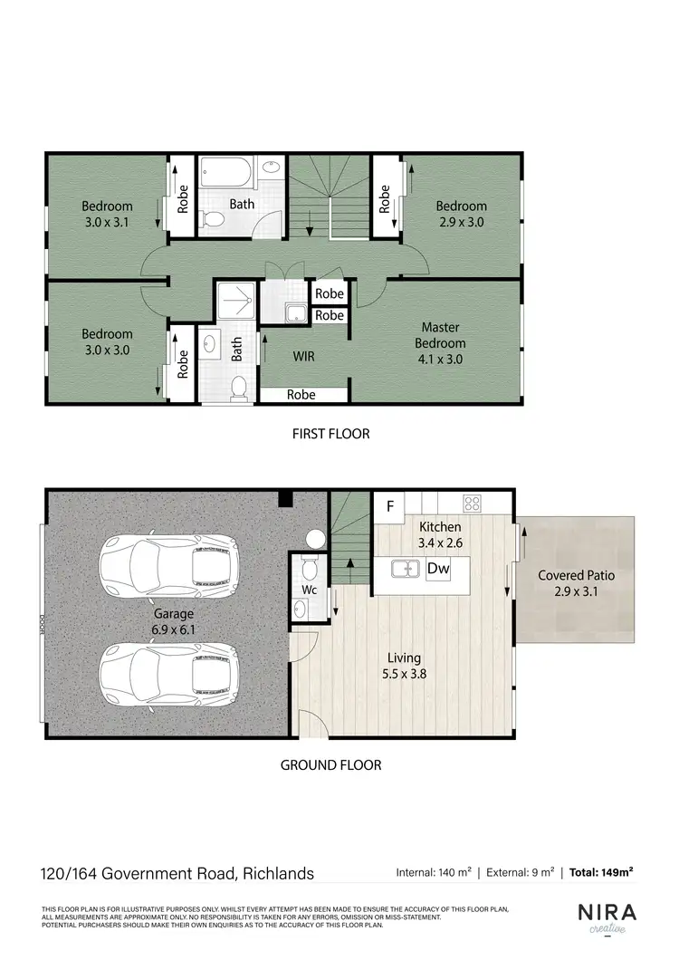 Floorplan of Homely townhouse listing, 120/164 Government Road, Richlands QLD 4077