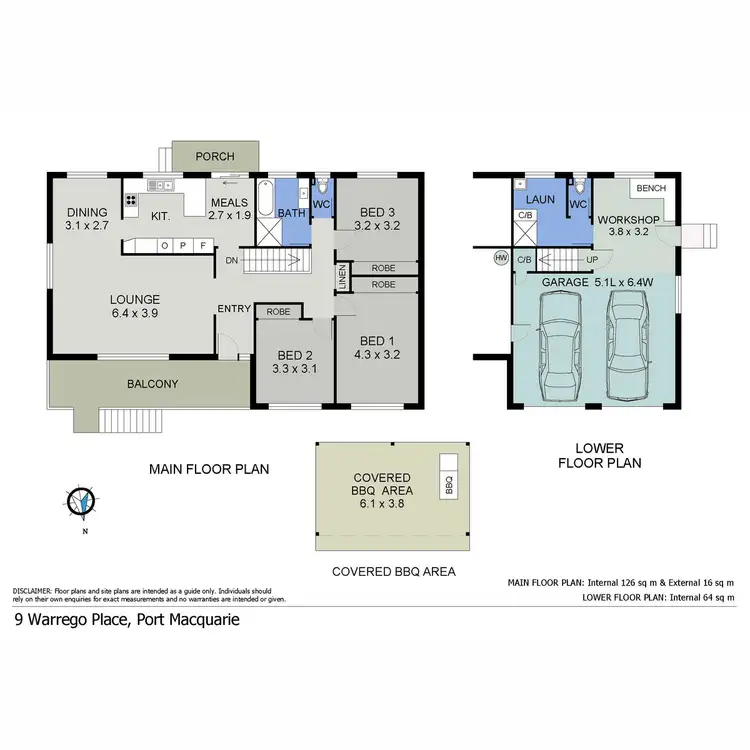 Floorplan of Homely house listing, 9 Warrego Place, Port Macquarie NSW 2444