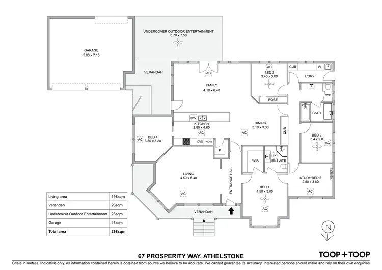 Floorplan of Homely house listing, 67 Prosperity Way, Athelstone SA 5076