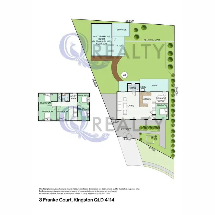 Floorplan of Homely house listing, 3 Franke Court, Kingston QLD 4114