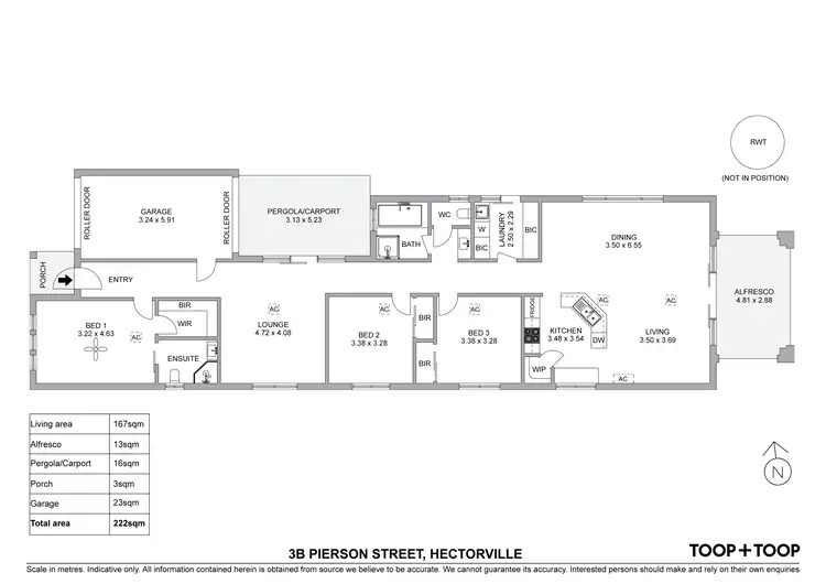 Floorplan of Homely house listing, 3B Pierson Street, Hectorville SA 5073