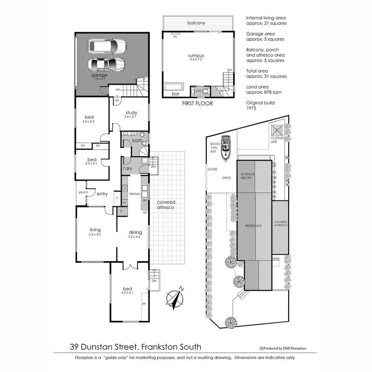 Floorplan of Homely house listing, 39 Dunstan Street, Frankston South VIC 3199