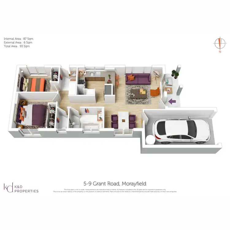 Floorplan of Homely unit listing, 41/5-9 Grant Road, Morayfield QLD 4506