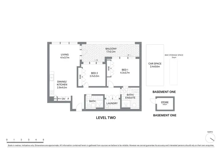 Floorplan of Homely apartment listing, 211/5 Elger Street, Glebe NSW 2037