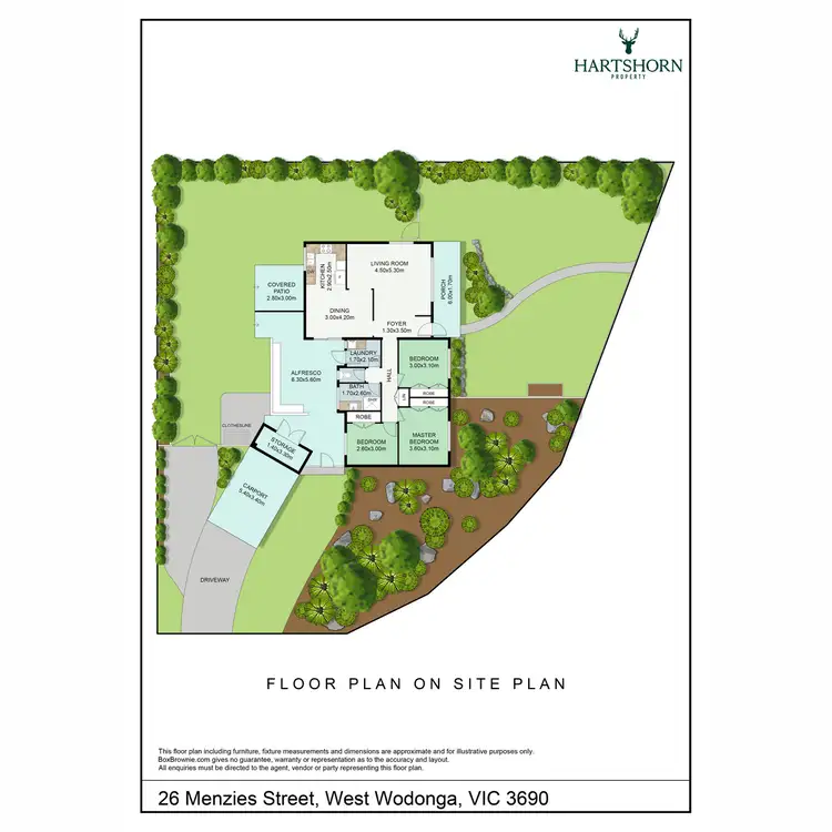 Floorplan of Homely house listing, 26 Menzies Street, West Wodonga VIC 3690