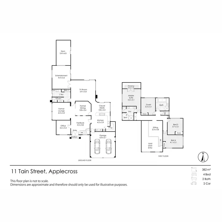 Floorplan of Homely house listing, 11 Tain Street, Applecross WA 6153