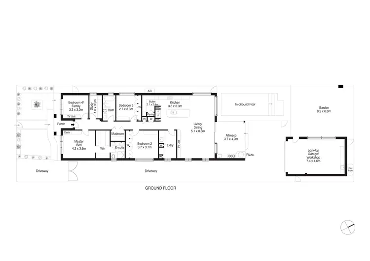 Floorplan of Homely house listing, 1 La Mascotte Avenue, Concord NSW 2137